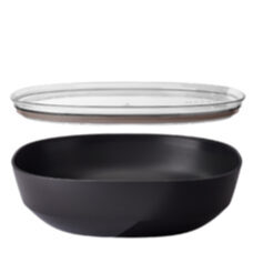 Bowl with lid black 5lt 