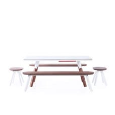 Table de ping-pong blanche220 cm 