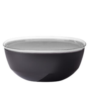 Bowl with lid black 5lt 