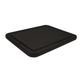 Cutting board polyethylene black53 x 32.5 cm 