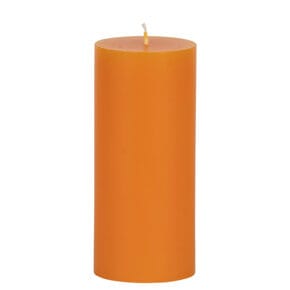 Bougie cylindrique de 18 cm
orange 