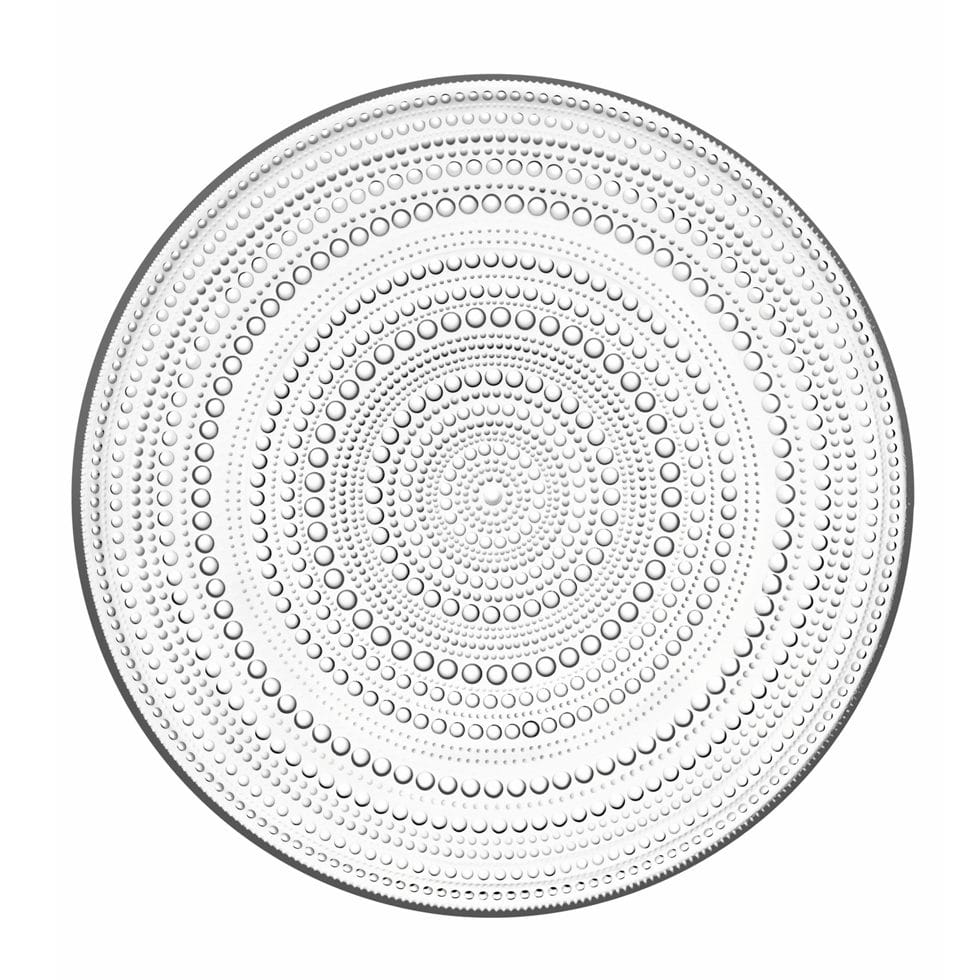 Kastehelmi Clear plate 31.5 cm 