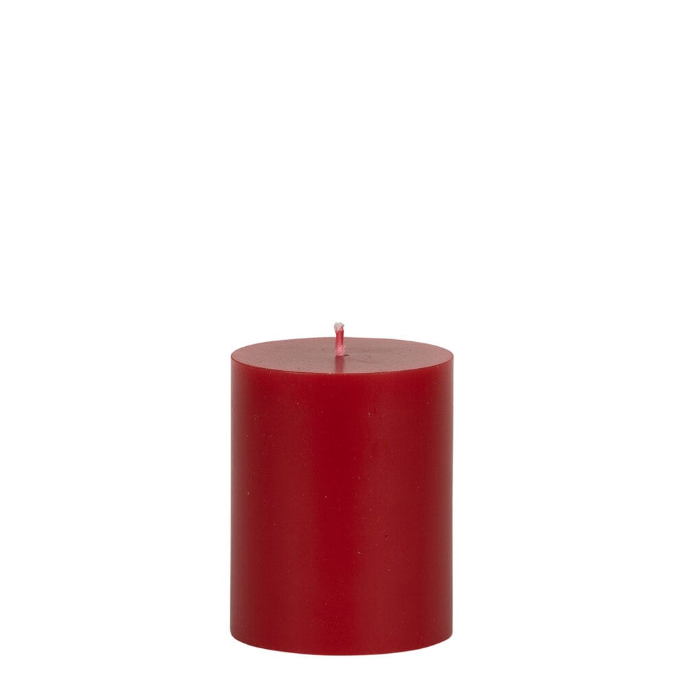 Cylinder candle 10 cm
red 