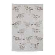 Kitchen towel, cow taupe 