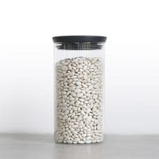 Glass can stackable 1.1lt 