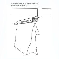 Tütenhüter-Hüter
Ensemble de 4 en acier inoxydable 