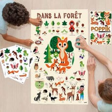 Learning poster animals of the world 