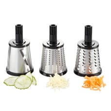 Drum grater with suction cup 3 drums 