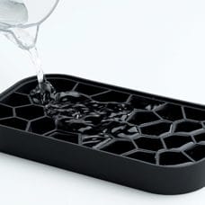Ice cube mould/container black 