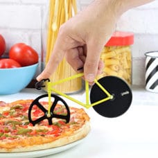 Pizzaschneider Velo schwarz/gelb 