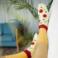 Pizza socks 