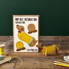 Pop Out card, Sausage Dog 