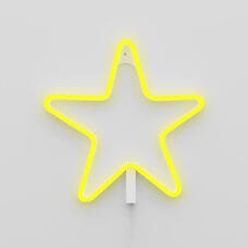 Lampe décoratif LED étoile
jaune 