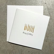 Faltkarte Mini-Kerzen
Happy Birthday 