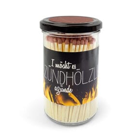 Matches in a jar 