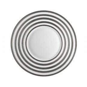HEMISPHERE PLATINE RAYEAssiette plate 27 cm 