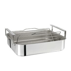 Roasting tray with insert 35 x 30 cm 