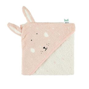 Hooded bath towel bunny 