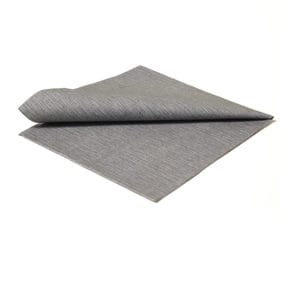 Serviettes en papier 40x40 gris foncé 