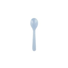 Egg spoon acrylic glass light blue 
