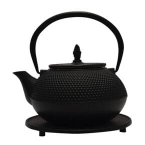 Cast iron teapot
with coaster 1.2 lt 