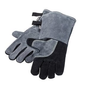 Barbecue glove leather 