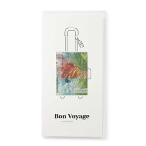 carte pliée
"Bon Voyage" 