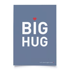 Postkarte 
"Big Hug" 