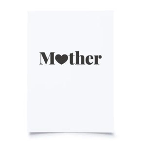 Postkarte 
"Mother" 