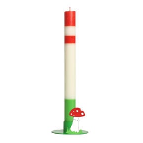 Stick candle toadstool 