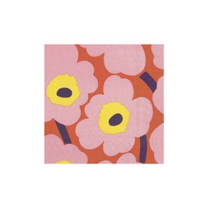 Paper napkins
Unikko pink/orange 