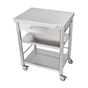 Kitchen trolley stainless steel1 drawers50 x 70 
