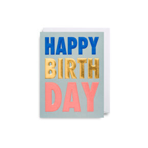 Folded card Happy Birthday 