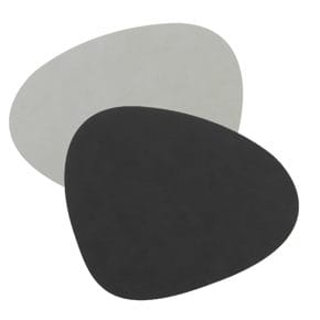 Placemat
black/white curve 37x44 