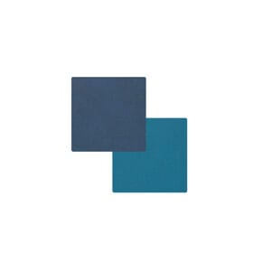 Dessous de verre
bleu foncé/pétrole carré 10x10 