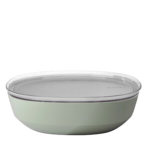 Bowl with lid sage 4lt 