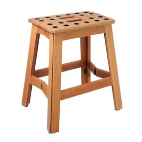 Step stool wood 41 cm 