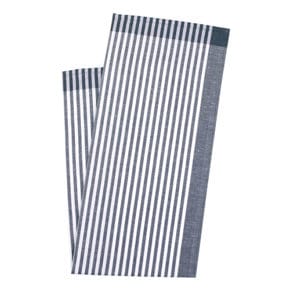 Kitchen towel, grey stripes 