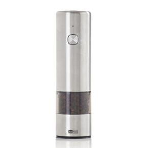 Electric pepper or salt mill
with light, chrome 