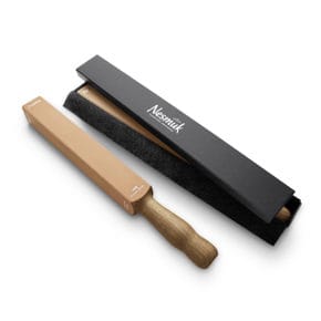 NESMUK leather stroking strop with 3 Grains 