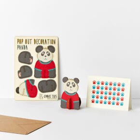 Pop Out Card, Panda 