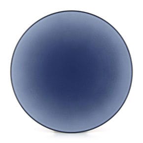 Assiette plate bleue 31 cm 