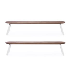 Bench white 220cm
Set of two 