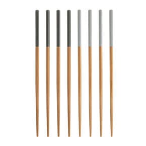 Chopstick bamboo gray
set of 4 