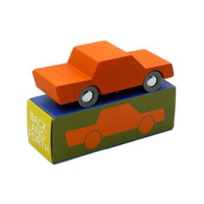 Holzauto 
orange 