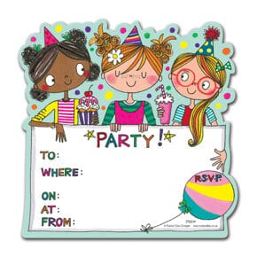 Invitation card
Friends party 