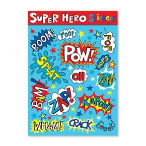 Sticker Super Hero
80 pcs 