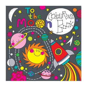Coloring book To the moon 