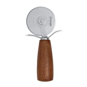 Pizza cutter
with wooden handle 