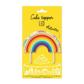 Cake Topper 
LED Regenbogen 